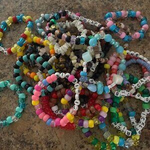 random bracelet x5